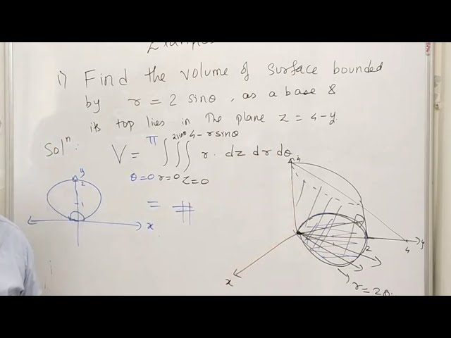 Session 14: What and why Cylindrical coordinate system. Examples without and with change of order.