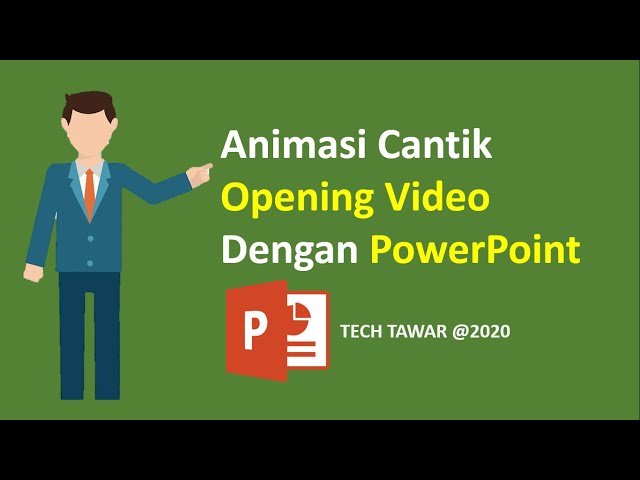 Membuat Animasi Intro Opening Video Menggunakan PowerPoint Part 1