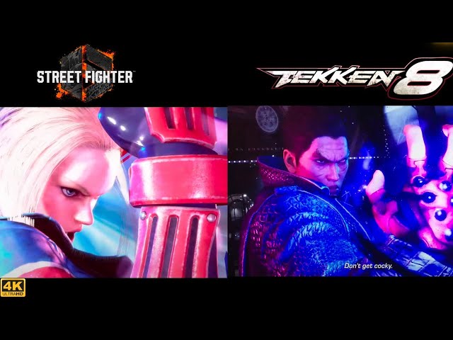 Streetfighter 6 & Tekken 8 side by side | Latest trailers looking HOT!!