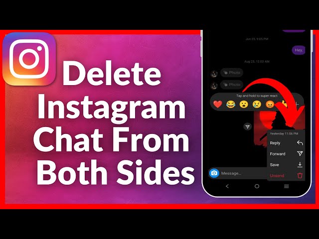 How to Delete Instagram chats From Both Sides (2024)