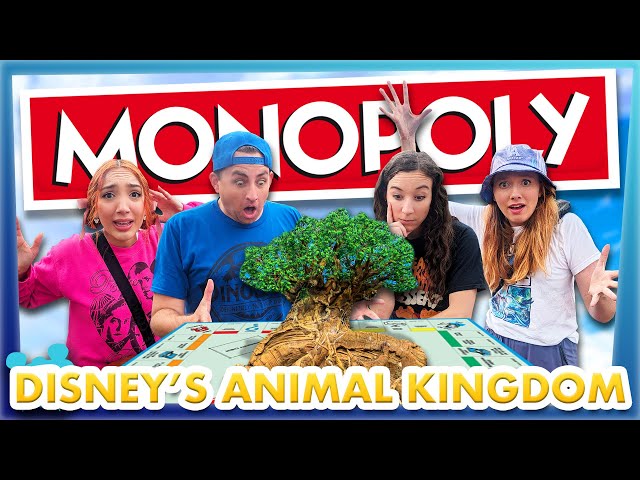 We Turned Disney's Animal Kingdom Into A REAL LIFE MONOPOLY GAME