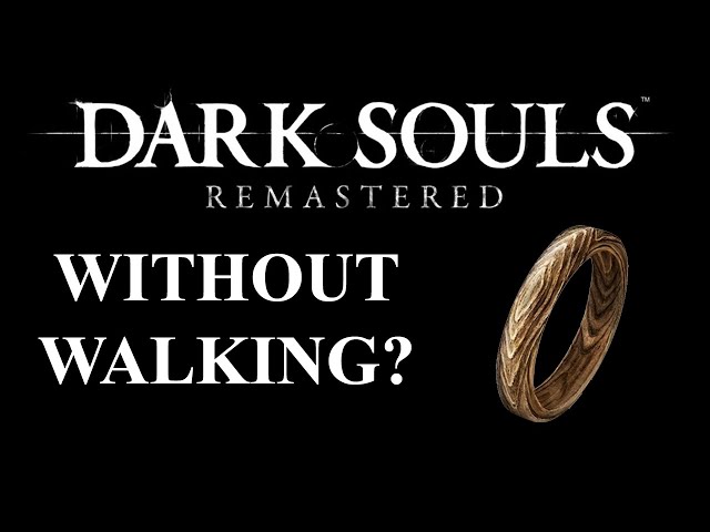 Can you Beat Dark Souls Without Walking? (Dark Souls CHALLENGE)