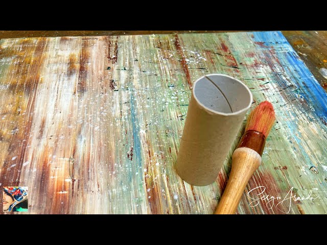 Easy Semi-Abstract Painting: Beginner's Tutorial! Clever DIY Assembly Ideas