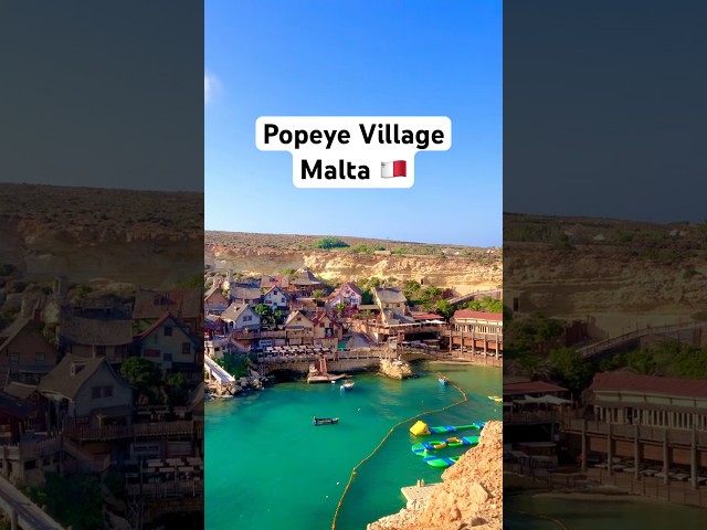 Places to visit in Malta |Popeye Village | Tourist Attractions in Malta.