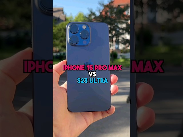 BRUTAL ⚡️ iPhone 15 Pro Max VS S23 Ultra #shorts