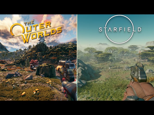 The Outer Worlds vs Starfield - Graphics Comparison