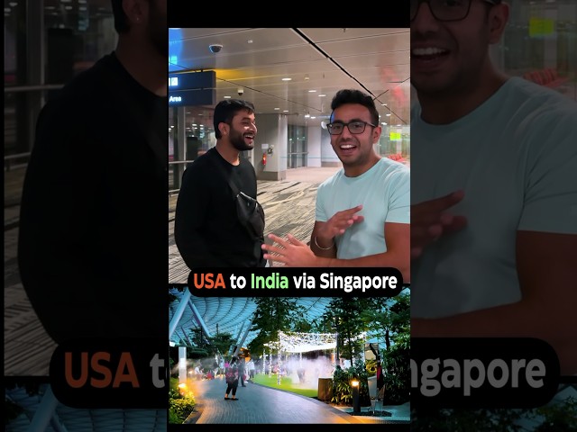 Indian Students who go via Singapore to India! ASU students!#worldslongestflight #nyc #sin #del
