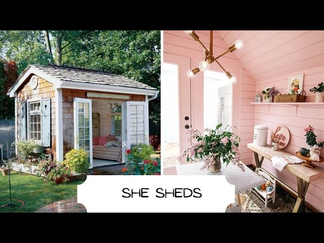 Ultimate She Sheds | She Shed Inspiration | And Then There Was Style