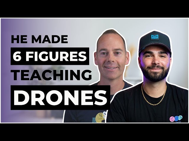 How To Make 6 Figures Online By Teaching Drone Pilots (Brandon Trentalange)