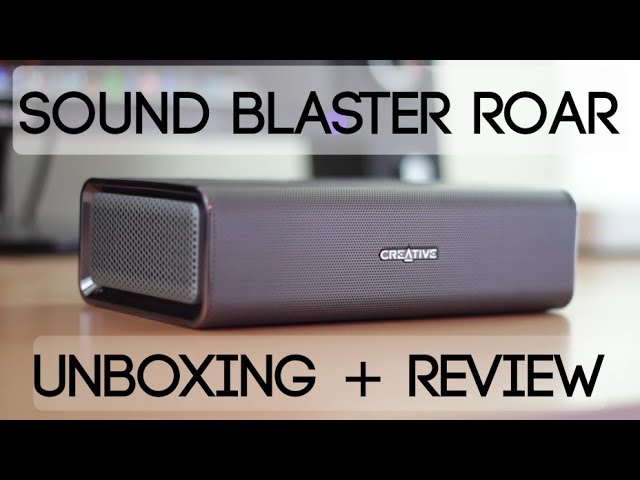 Sound Blaster Roar SR20 Speaker Unboxing + Review!