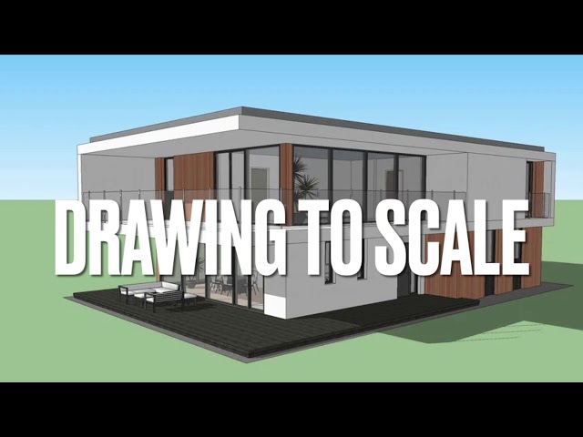 SketchUp Tutoral: making components to scale