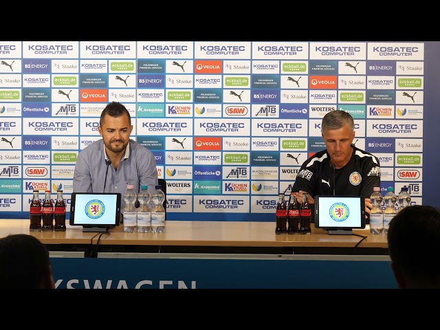 Pressekonferenz vor dem Heimspiel gegen den 1. FC Nürnberg