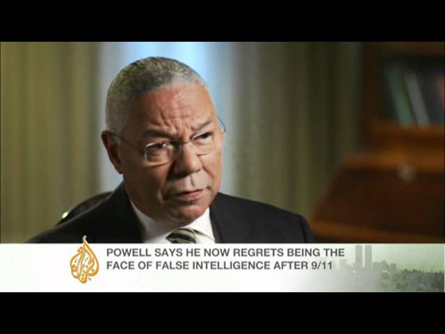Colin Powell talks to Al Jazeera