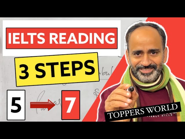GET 7 BAND IN IELTS READING | IELTS READING