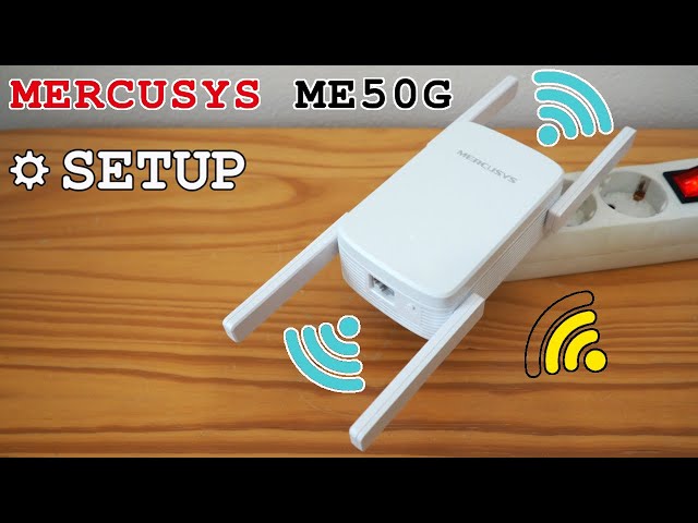 TP-Link Mercusys ME50G Wi-Fi extender • Unboxing, installation, configuration and test