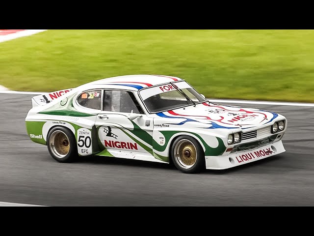 1974 Ford Capri RS 3100 Group 2 Car: Warm Up & Cosworth GAA V6 Sound in action!