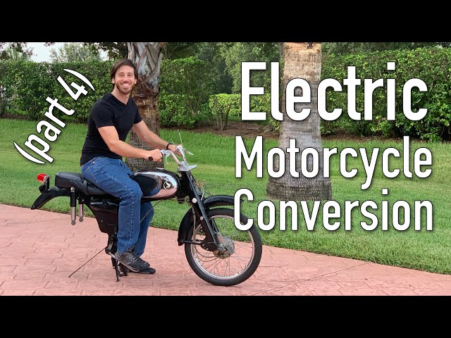 DIY electric motorcycle conversion (Part 4: motor/battery)