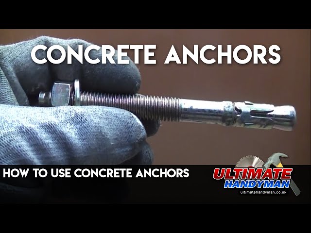 Concrete anchors