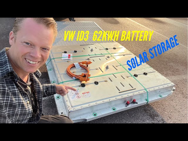 Vw Id3 home battery 62kwh for solar storage