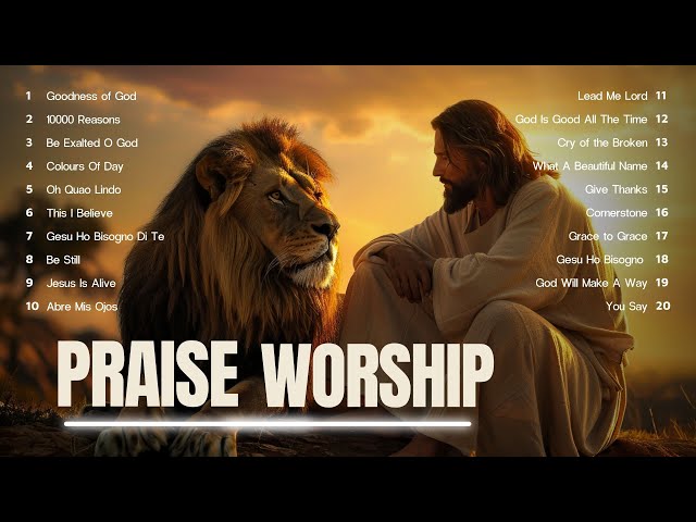 Goodness Of God, 10,000 Reasons,... Hillsong Praise & Worship Playlist 2024 🙏 #christ #jesus
