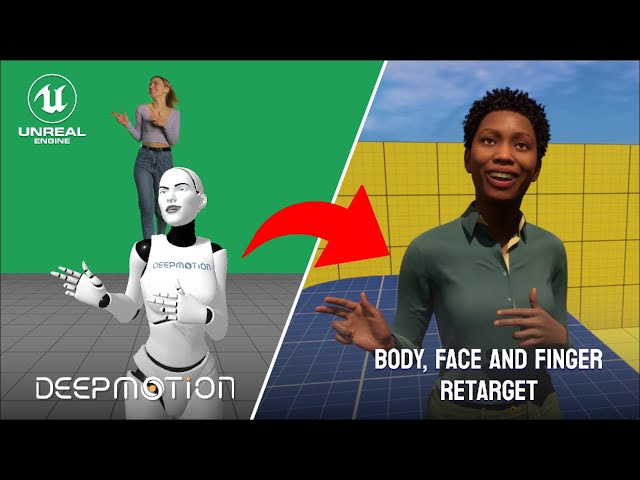 DeepMotion to Metahuman | Body, Finger & Face Animation Retarget | Unreal Engine 5 Tutorial