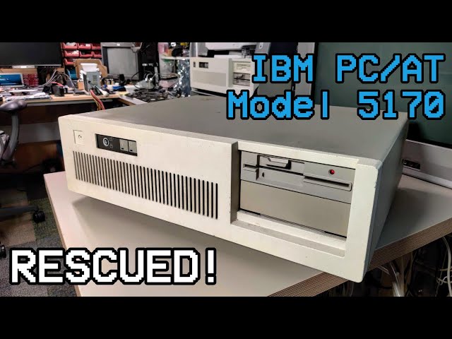 IBM PC/AT Model 5170: Saved from the trash 🔥