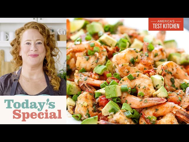 Make Seared Shrimp With Tomato, Lime, and Avocado in 15 Minutes | Today's Special