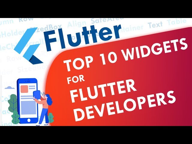 Top 10 Widgets every Flutter Developer should know!