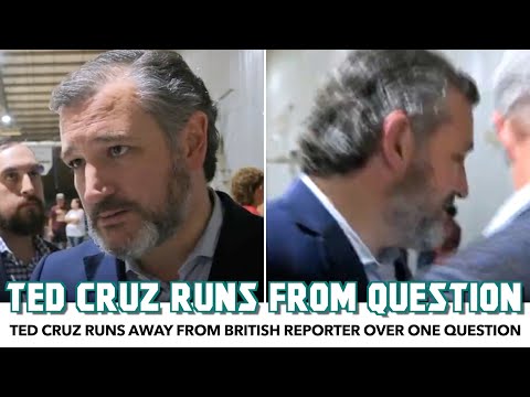 Ted Cruz Runs Away From British Reporter Over One Question He Can't Answer