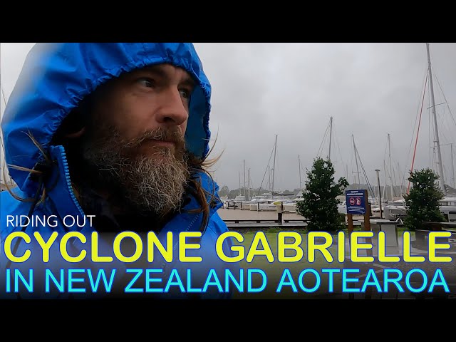 Riding Out Cyclone Gabrielle on a Small Boat on the North Island of New Zealand
