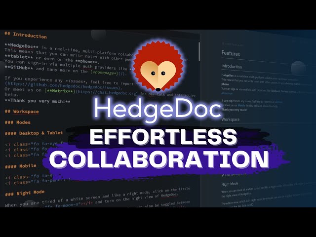 Effortless Collaboration: Deploying HedgeDoc with Docker