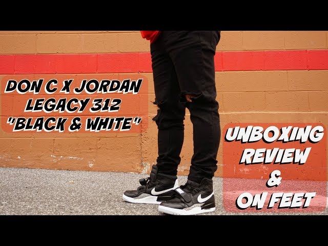 HONEST REVIEW OF THE DON C X JORDAN LEGACY 312 "BLACK & WHITE"!!!! PLUS AN ON FOOT LOOK!!!