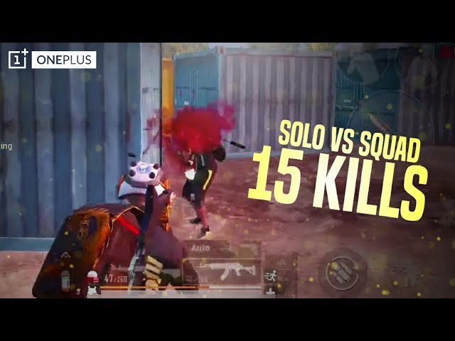 Solo vs Squad Intense Situation | Clutch Moments | PUBG Mobile | Powered By OnePlus