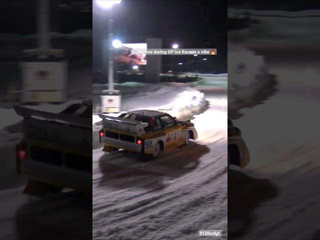 Audi S1 Quattro & RS5 DTM on SNOW at GP Ice Race