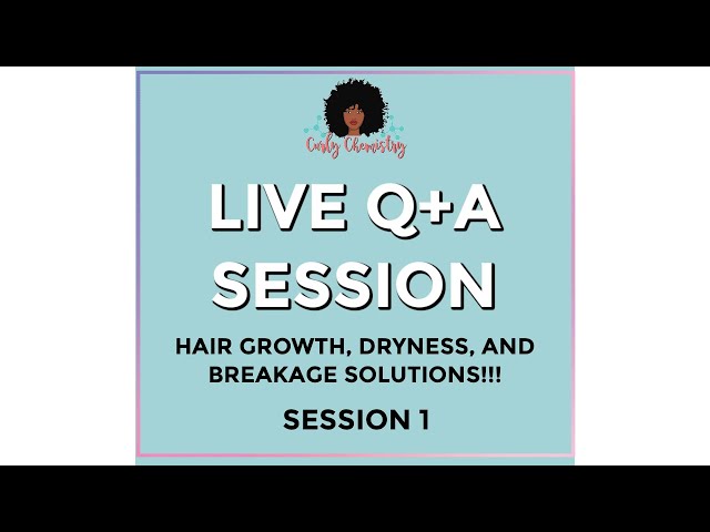 Amazing Solutions For Hair Growth, Dryness, and Breakage! | LIVE Q+A