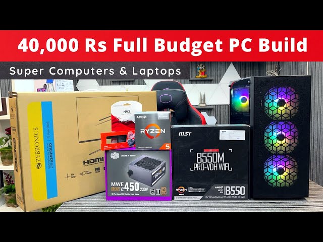40,000 Rs Full Gaming PC Build with in SP Road Bangalore | @supercomputers_laptops
