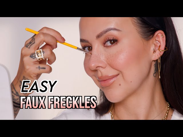 Easy, Natural Looking Faux Freckle Tutorial