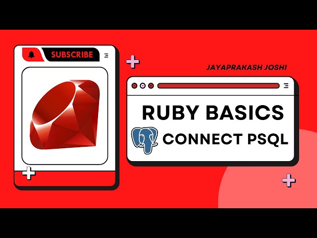 Learn Ruby - How to connect Postgres using PG gem adapter