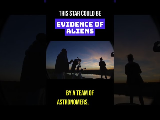 This star might be the strongest evidence of Aliens that we have. #Shorts