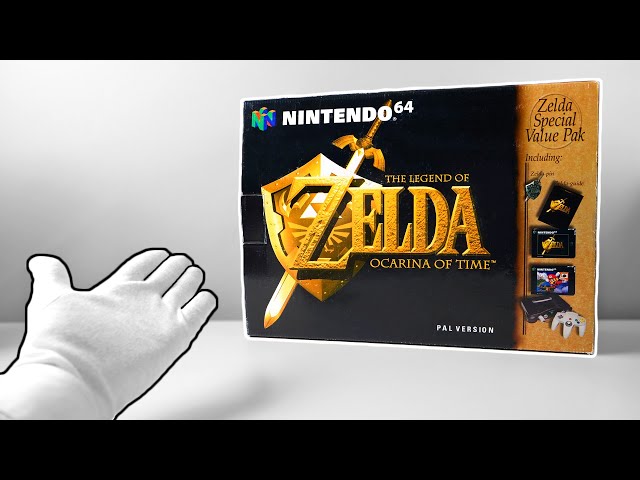 N64 "ZELDA" Console Unboxing [Ultra Rare] - Nintendo 64 The Legend of Zelda Ocarina of Time
