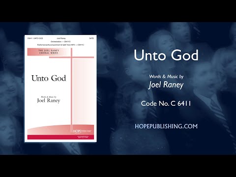 Unto God SATB guides