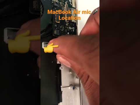 MacBook Air A1466 mic 🎤 location #macbookair #A1466 #macbookmic #macbookrepair #repairing