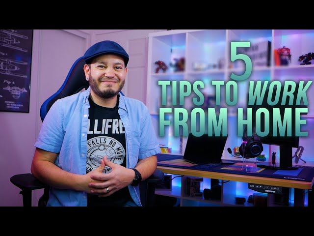 Working from home: Tips, techniques, and tech