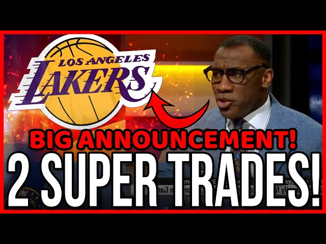 BIG SURPRISE! 2 TRADES FOR THE LAKERS! WELCOME! TODAY’S LAKERS NEWS