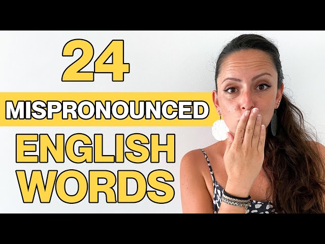 How to pronounce commonly mispronounced words