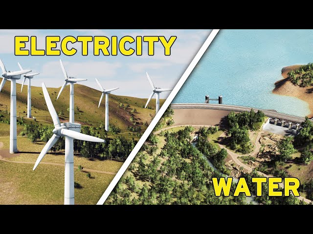 Electricity and Water | Cities Skylines: Oceania 09