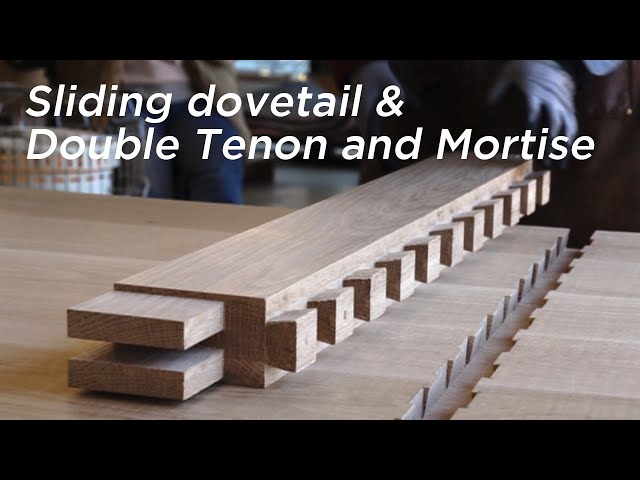 Sliding dovetail & Double tenon and Mortise (feat. 3400 floating top table)