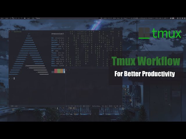 Tmux Workflow for Better Productivity