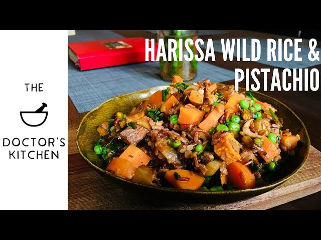 Harissa Wild rice with roasted Pistachio!