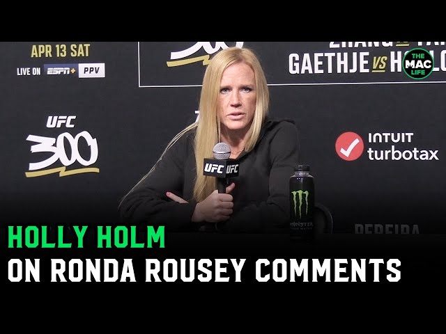 Holly Holm on Ronda Rousey: “It’s hard for her to admit I was the better fighter”
